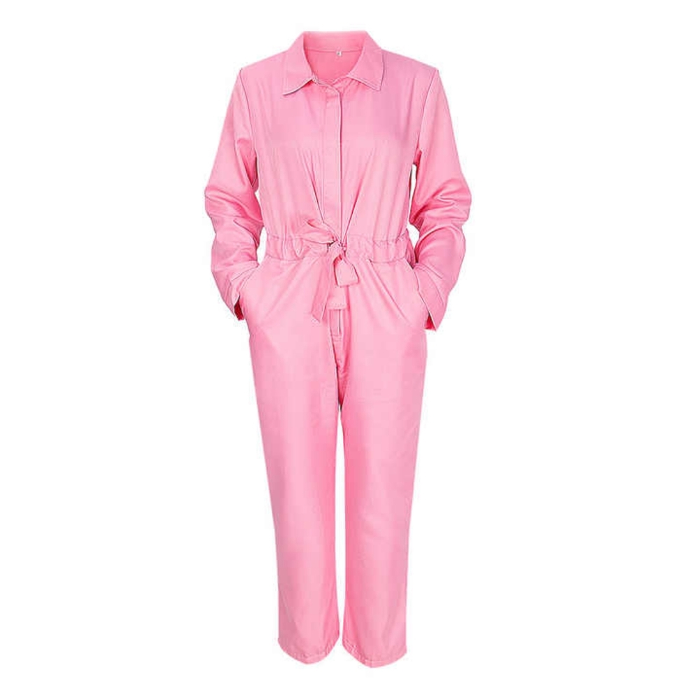 Adult Pink Power Jumpsuit